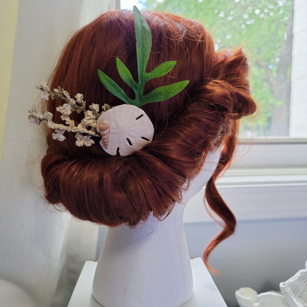 Genuine Sand Dollar Hair Accessory